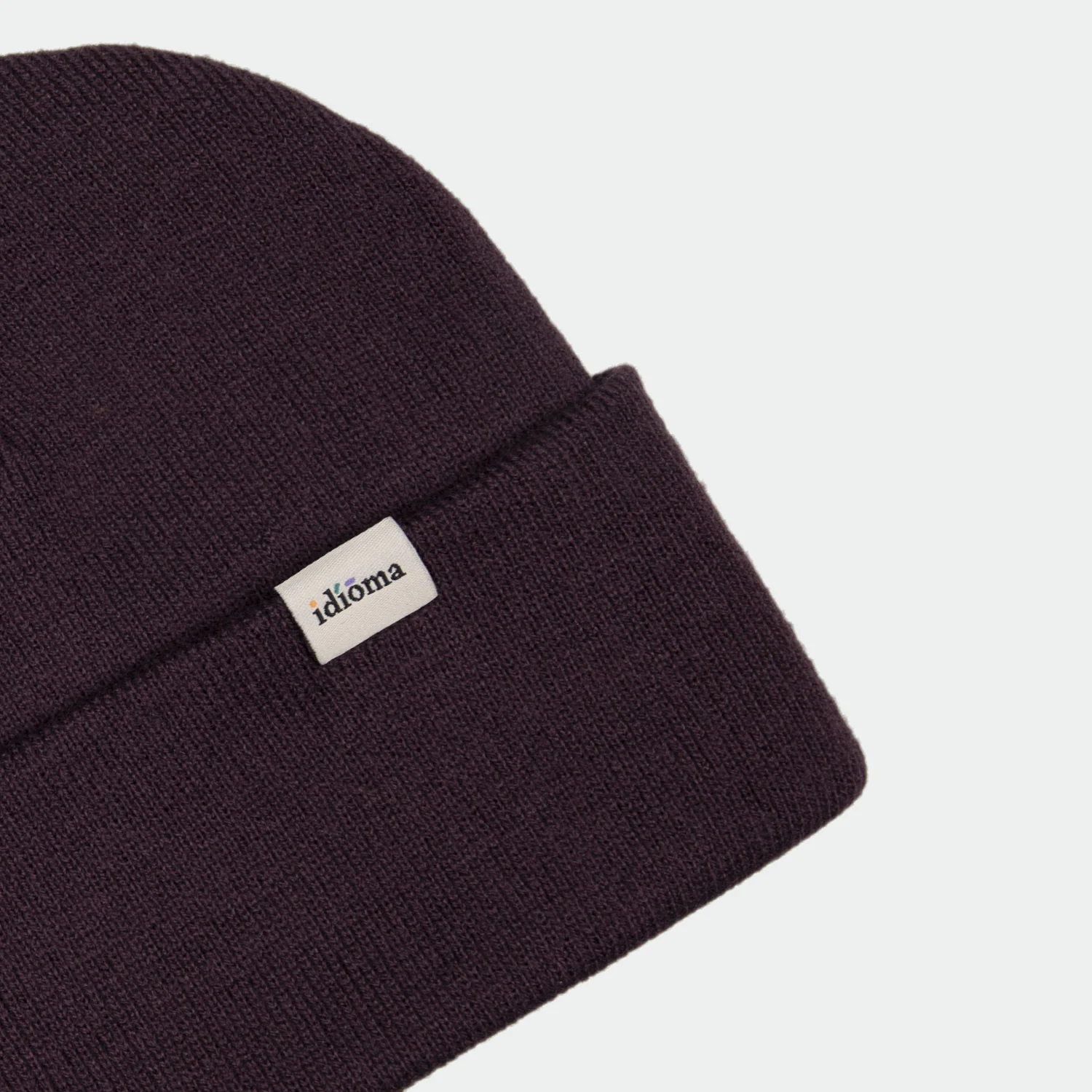 Classic Beanie Hat - Aubergine - Image 2