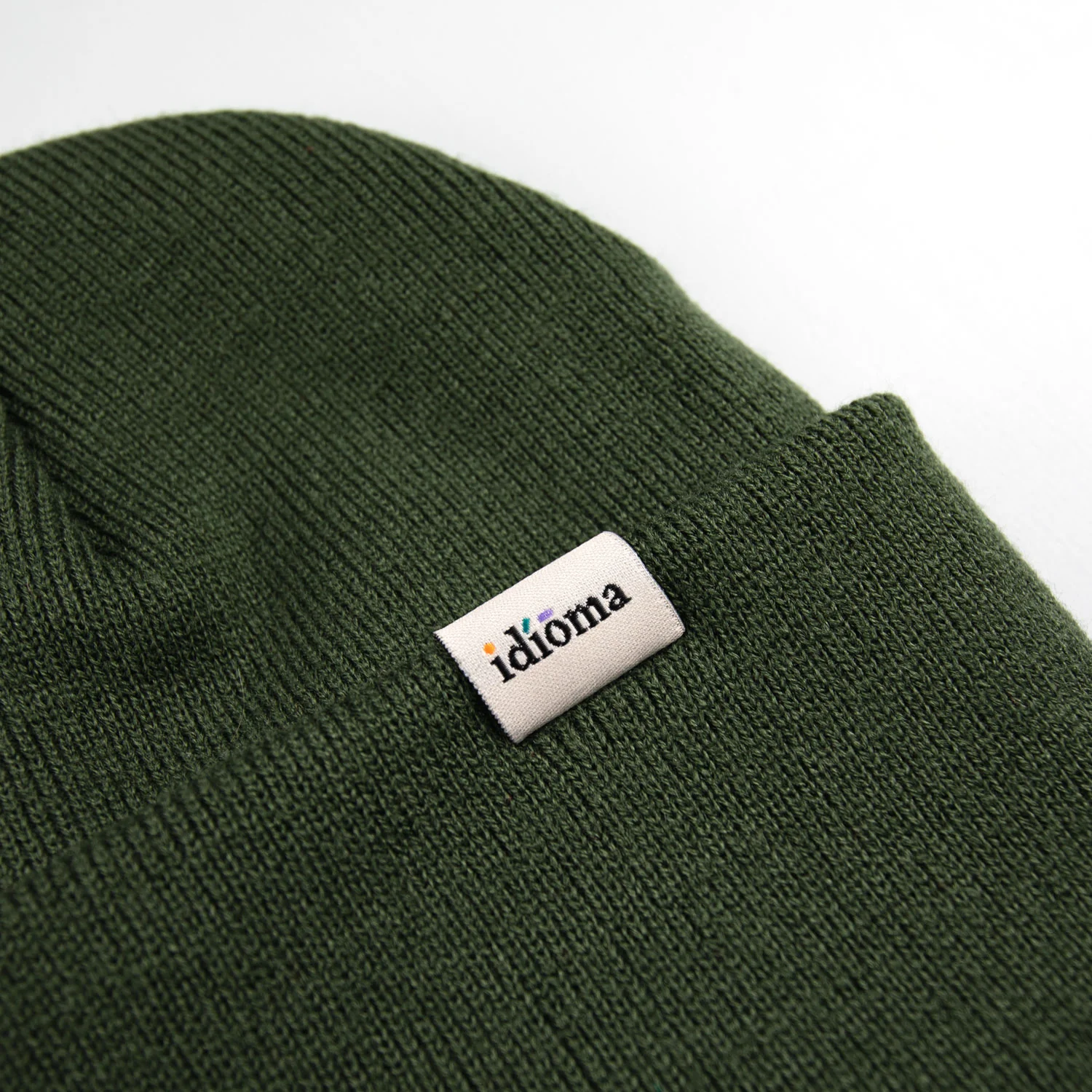 Classic Beanie Hat - Olive - Image 3