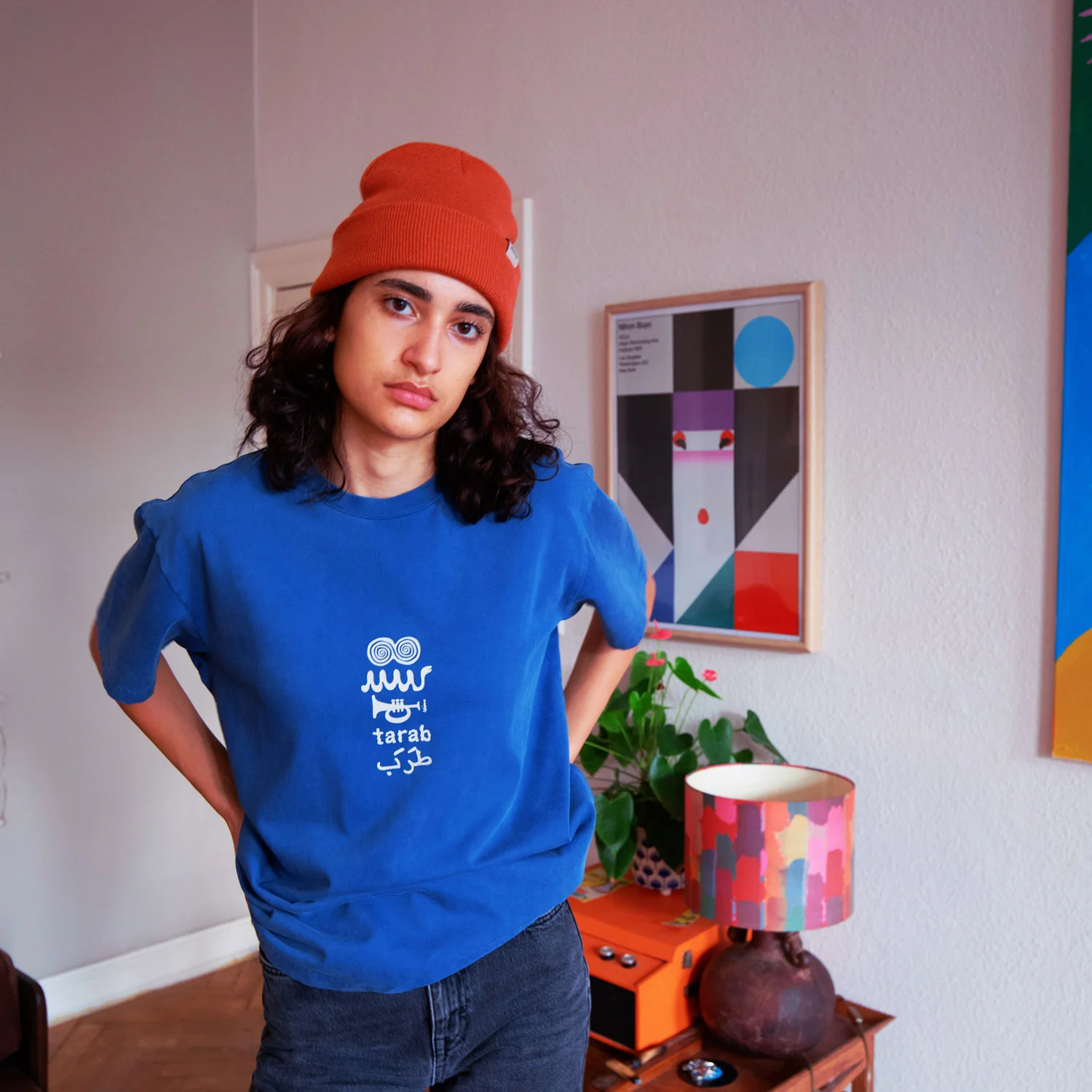 Classic Beanie Hat - Rust - Image 3