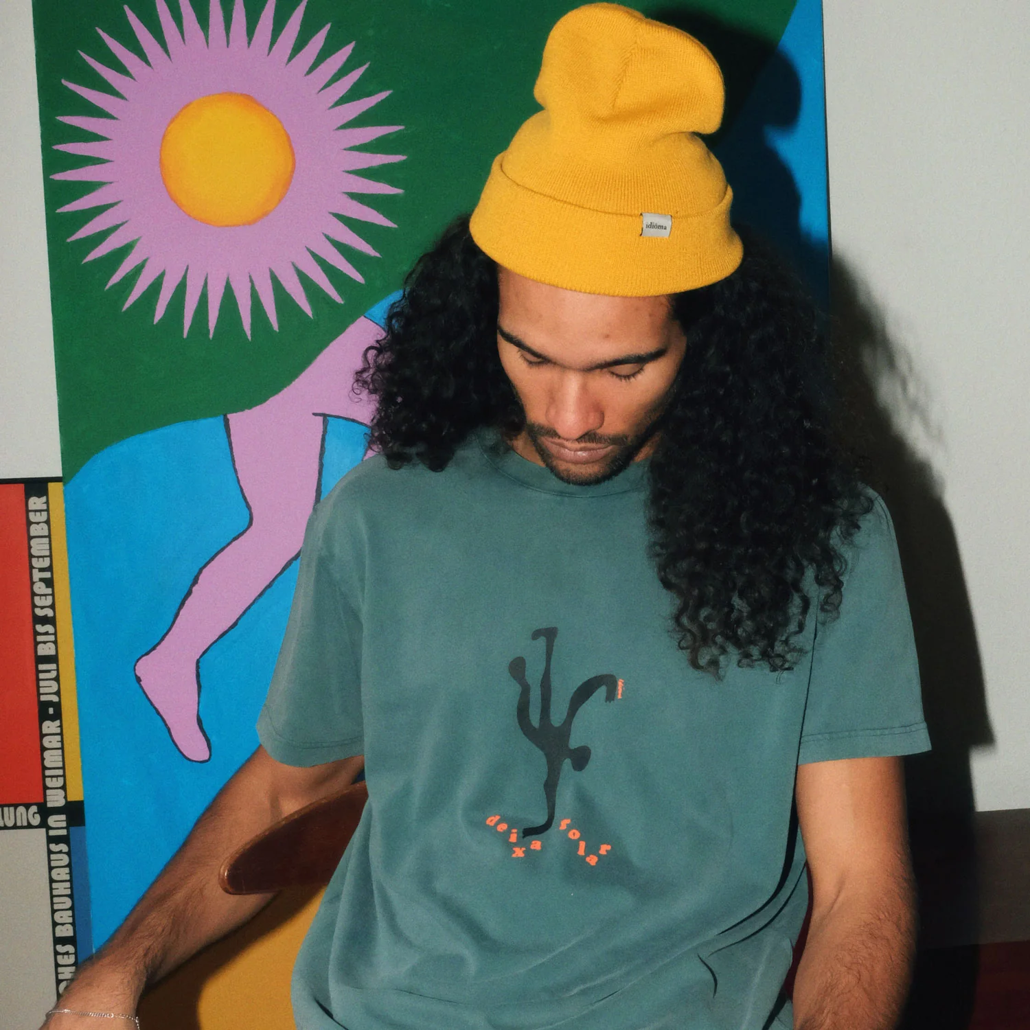 Classic Beanie Hat - Saffron - Image 3