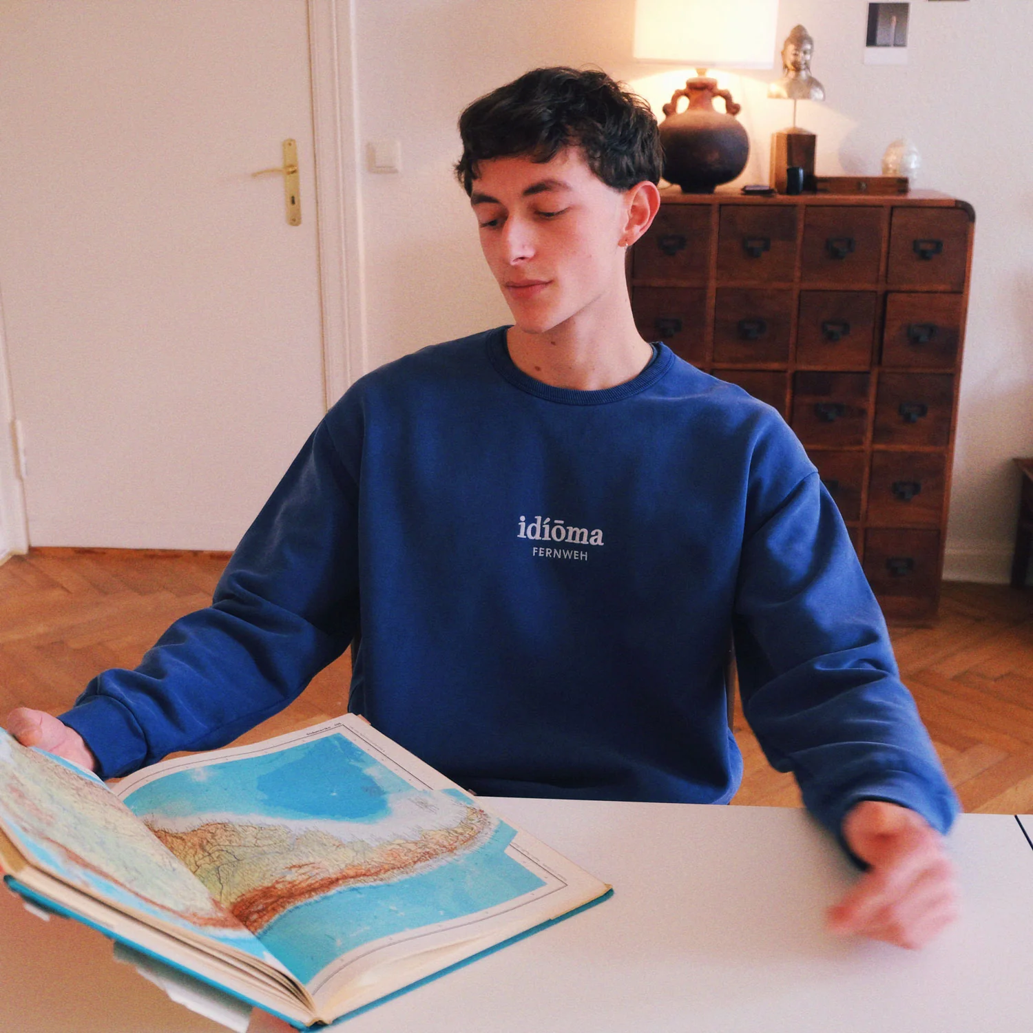 Fernweh Sweatshirt (Blu) - Image 5