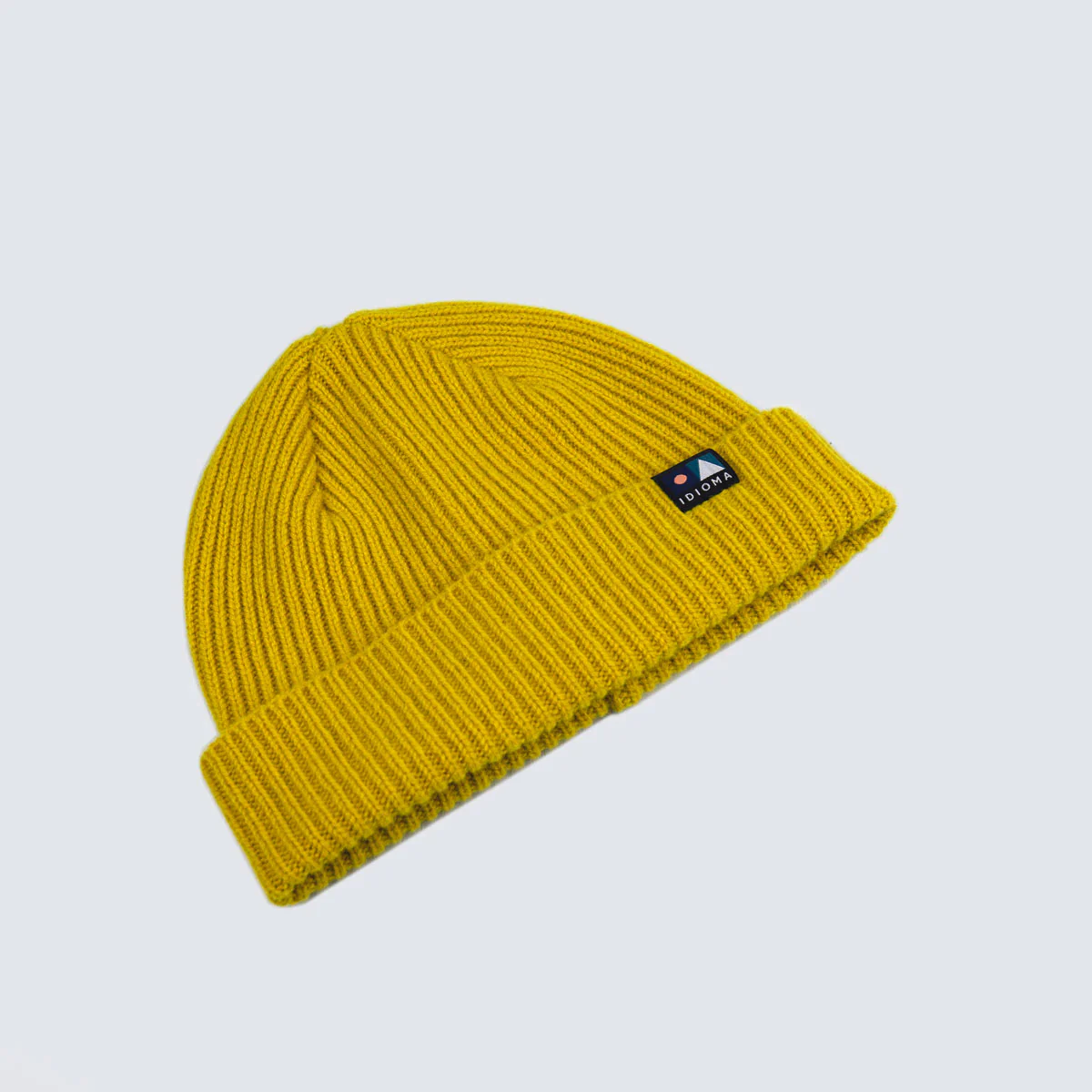 An Alba Wool Beanie - U-Bahn Yellow