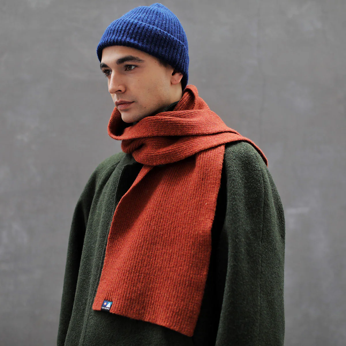 An Alba Wool Beanie - São Bento Blue - Image 3