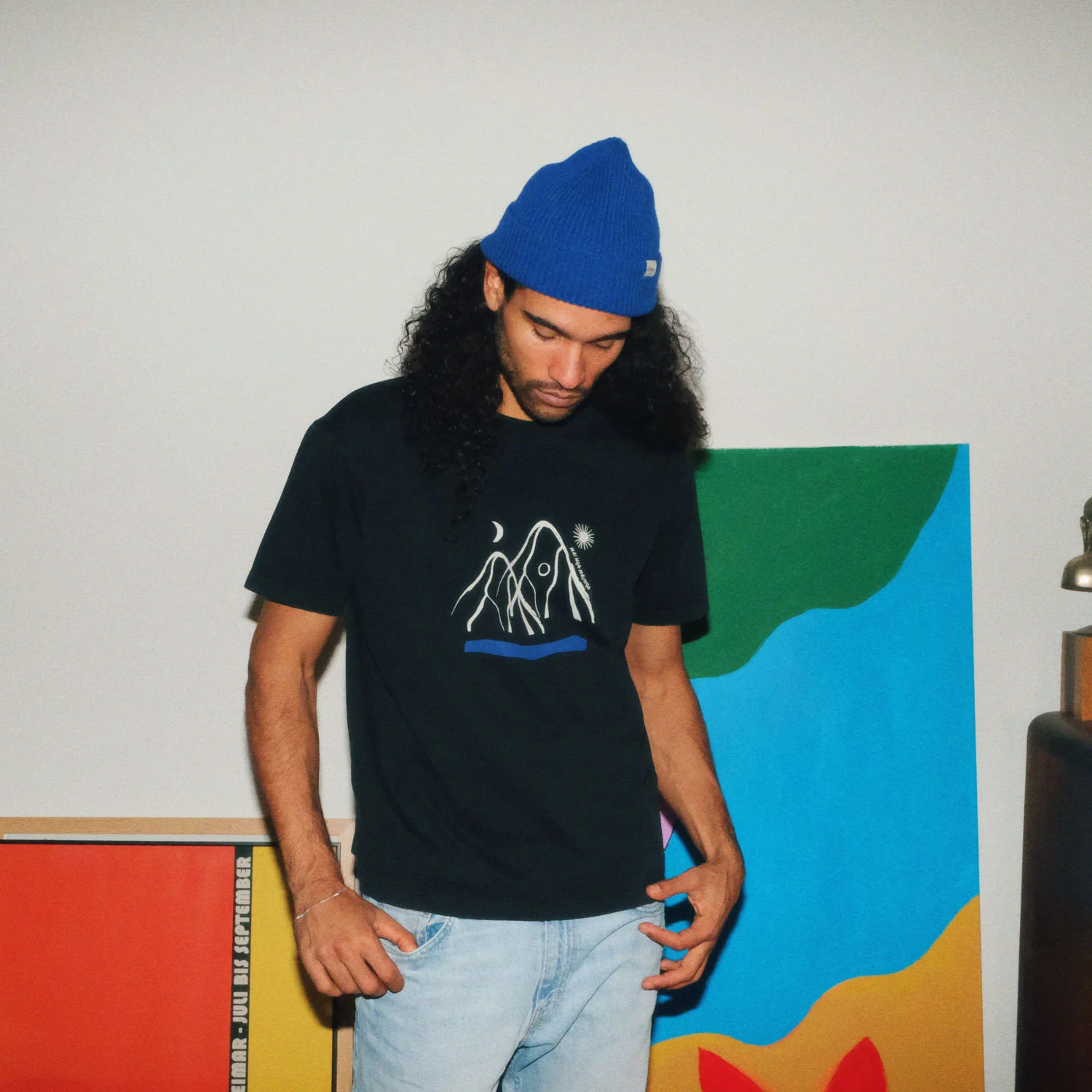 Merino Beanie - Azur Blu - Image 4