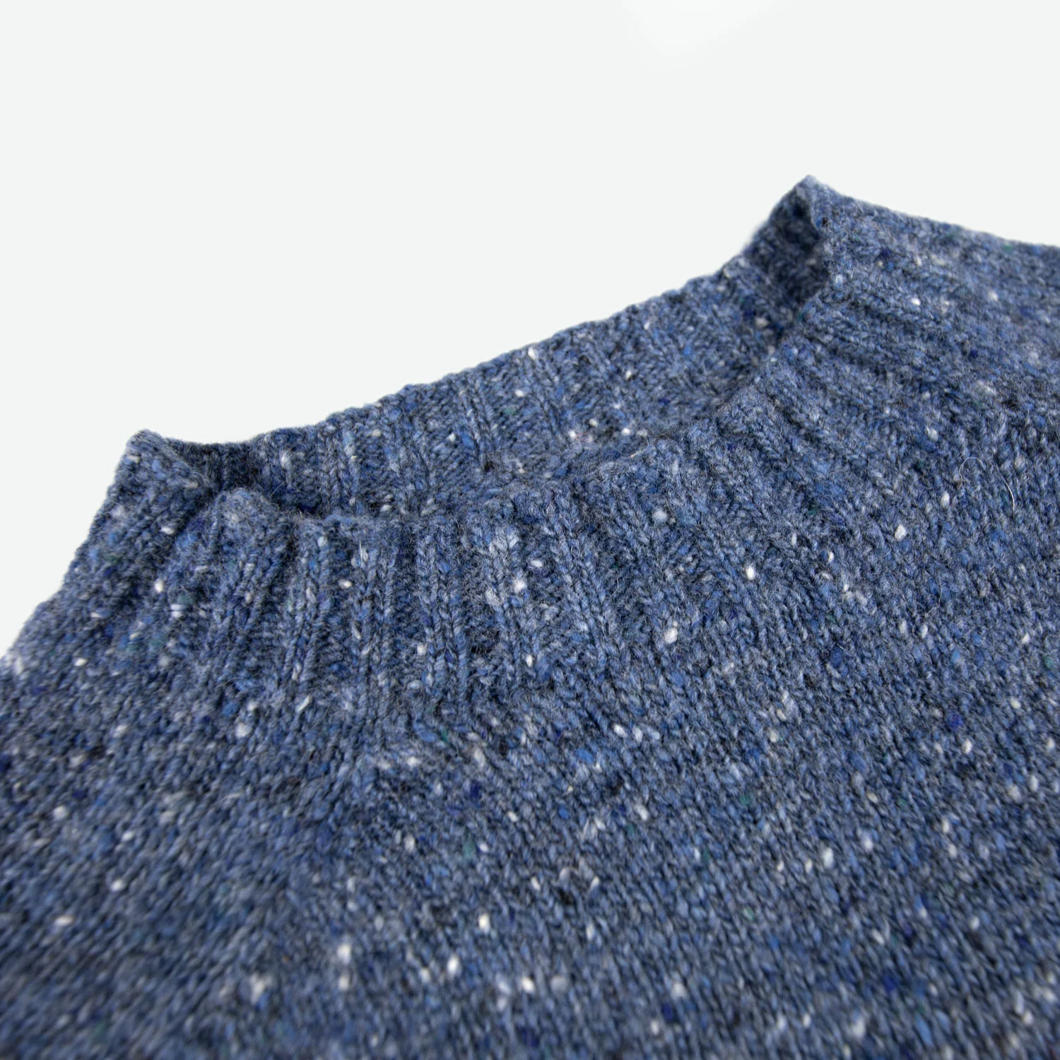 Merino Jumper - White Horse Blue - Image 5